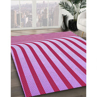 Patterned Pink Rug, pat2804pur