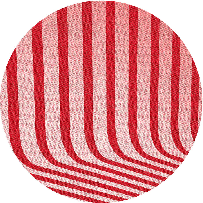 Square Patterned Pastel Pink Rug, pat2804rd