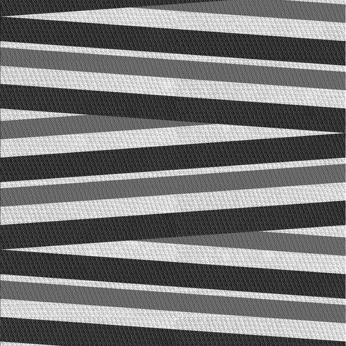 Patterned Dark Gray Black Rug, pat2805gry