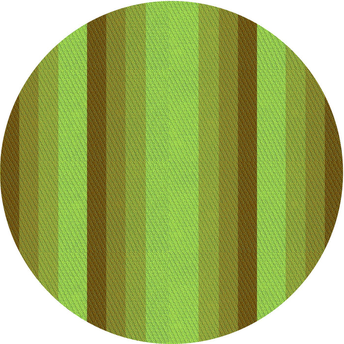 Square Machine Washable Transitional Dark Yellow Green Rug in a Living Room, wshpat2806grn