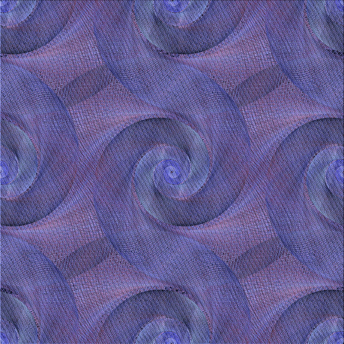 Round Machine Washable Transitional Medium Slate Blue Rug, wshpat2807blu