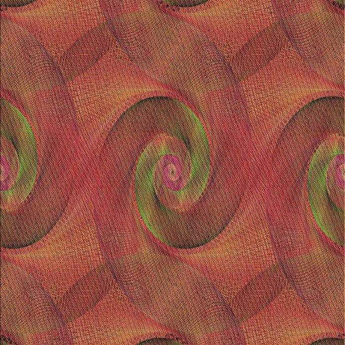 Machine Washable Transitional Red Rug, wshpat2807brn