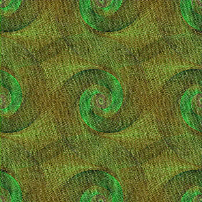 Round Machine Washable Transitional Antique Bronze Green Rug, wshpat2807grn