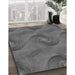 Machine Washable Transitional Gray Rug in a Family Room, wshpat2807gry