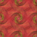 Round Patterned Orange Red Orange Rug, pat2807org