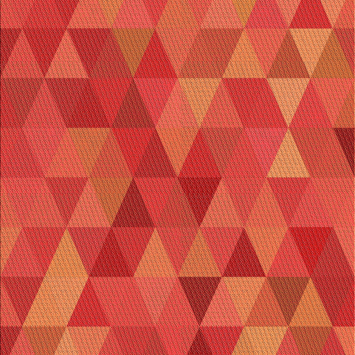 Patterned Orange Red Orange Rug, pat2808org