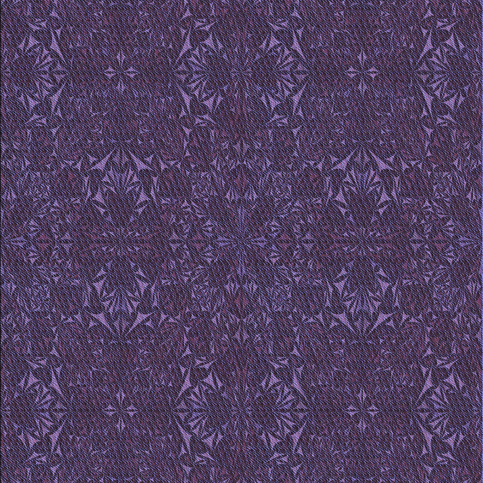 Patterned Dark Purple Rug, pat2809blu