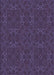 Machine Washable Transitional Dark Purple Rug, wshpat2809blu