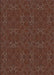 Patterned Maroon Red Rug, pat2809lblu