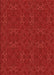 Patterned Red Rug, pat2809org