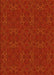 Patterned Red Rug, pat2809yw