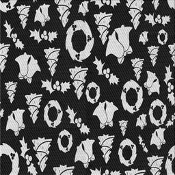 Square Patterned Dark Gray Novelty Rug, pat280