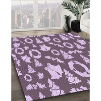 Patterned Purple Rug, pat281pur