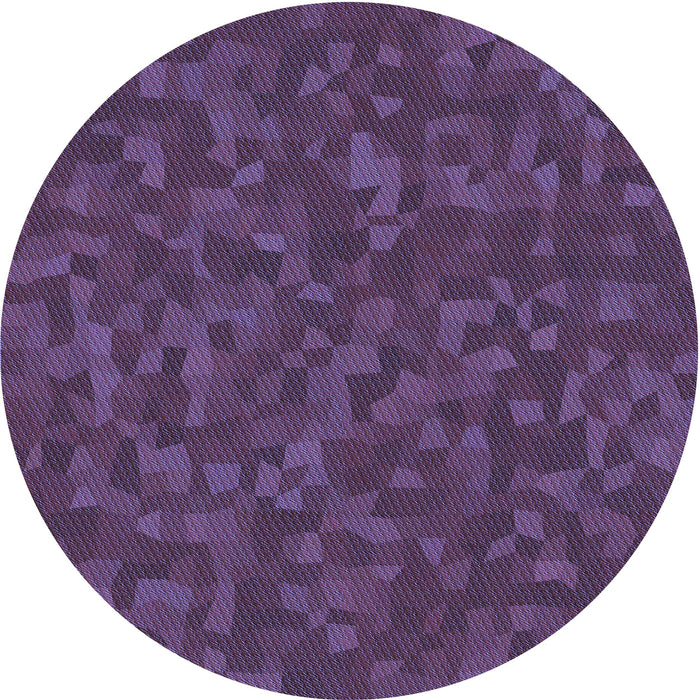 Square Patterned Plum Purple Rug, pat2810blu