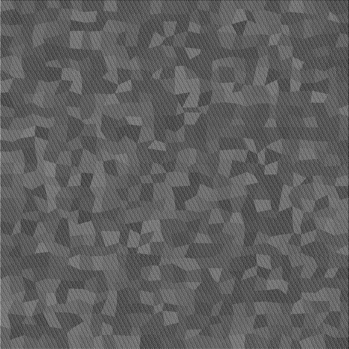 Round Patterned Black Rug, pat2810gry