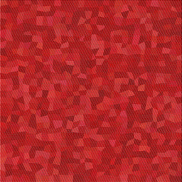 Sideview of Machine Washable Transitional Fire Red Rug, wshpat2810