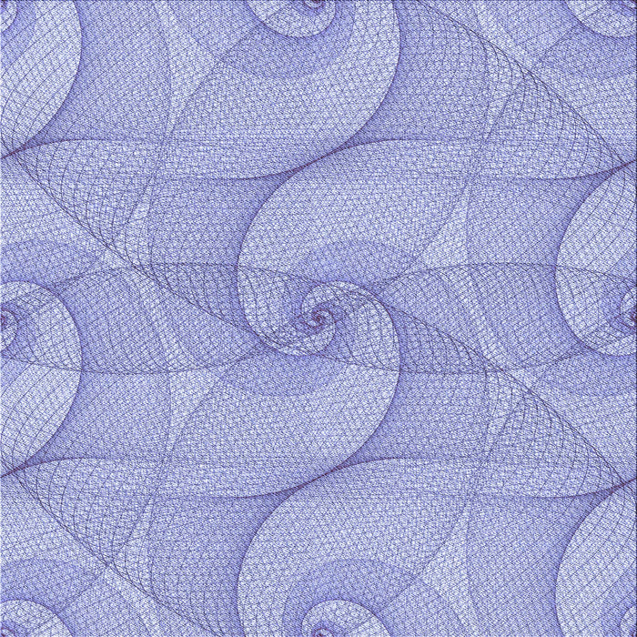 Round Patterned Light Slate Blue Rug, pat2811blu