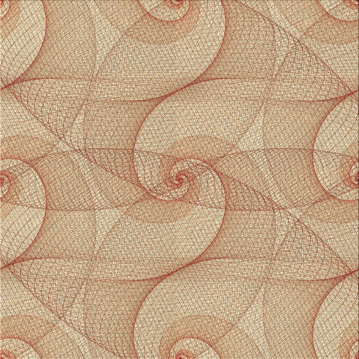 Round Machine Washable Transitional Yellow Rug, wshpat2811brn