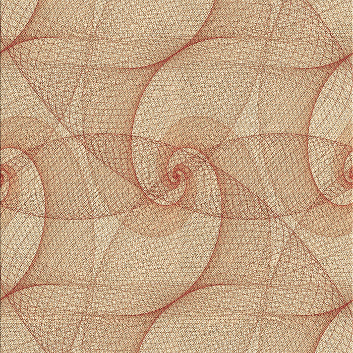 Patterned Yellow Rug, pat2811brn