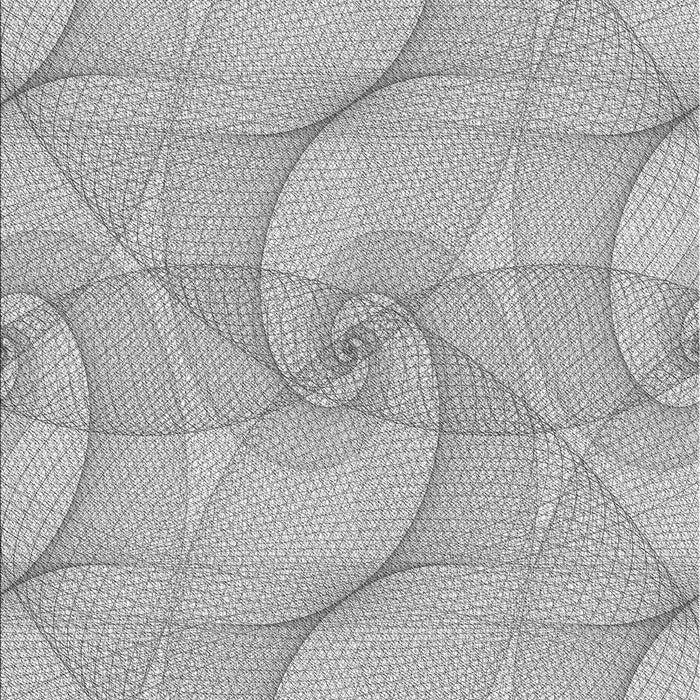 Patterned Platinum Silver Gray Rug, pat2811gry