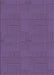 Machine Washable Transitional Purple Rug, wshpat2813blu