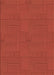 Patterned Orange Red Orange Rug, pat2813brn