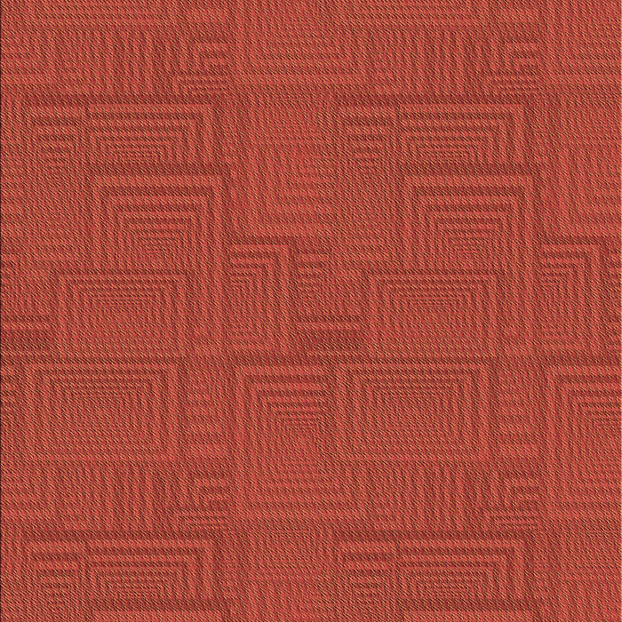 Patterned Orange Red Orange Rug, pat2813brn