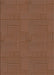 Machine Washable Transitional Mahogany Brown Rug, wshpat2813lblu