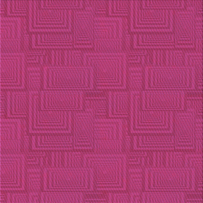 Round Machine Washable Transitional Deep Pink Rug, wshpat2813pur