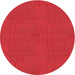 Square Machine Washable Transitional Red Rug in a Living Room, wshpat2813rd