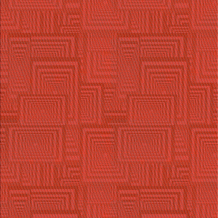 Machine Washable Transitional Fire Red Rug, wshpat2813