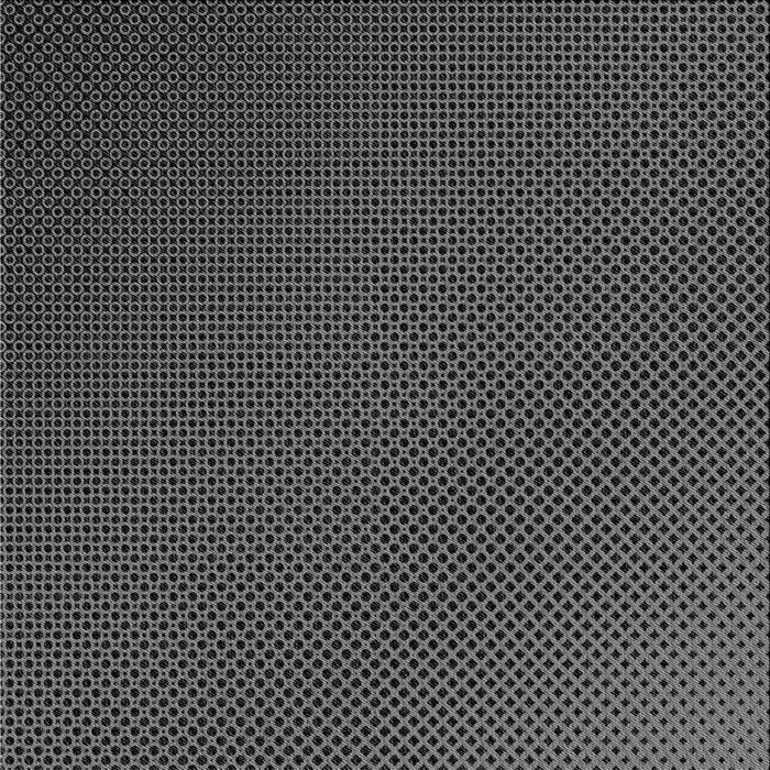 Round Patterned Charcoal Black Rug, pat2814gry