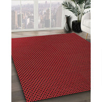 Patterned Red Rug, pat2814org