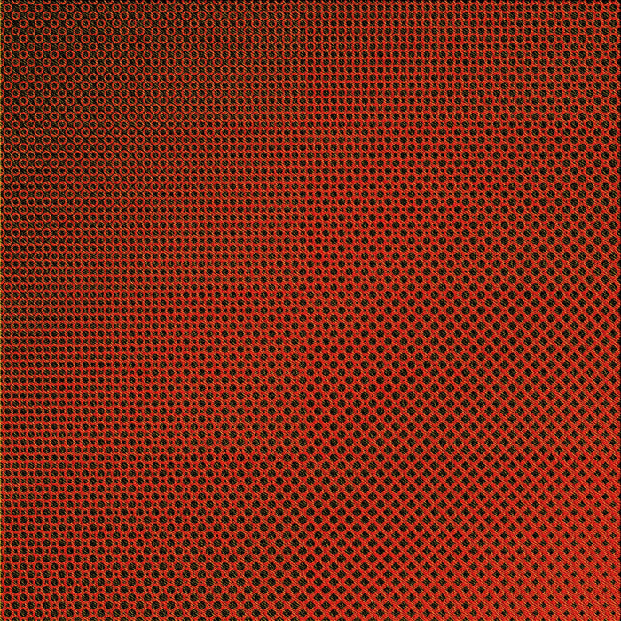 Round Patterned Red Brown Rug, pat2814yw