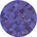 Square Patterned Purple Rug, pat2815blu