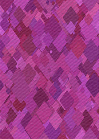 Machine Washable Transitional Medium Violet Red Pink Rug, wshpat2815pur