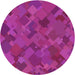 Square Machine Washable Transitional Medium Violet Red Pink Rug in a Living Room, wshpat2815pur