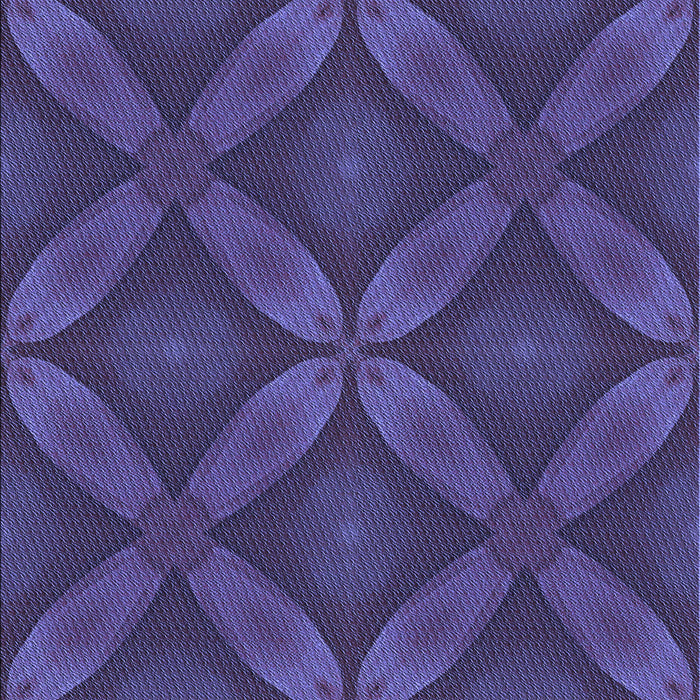 Machine Washable Transitional Purple Rug, wshpat2816blu