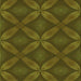 Round Patterned Olive Green Rug, pat2816grn