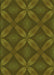 Patterned Olive Green Rug, pat2816grn