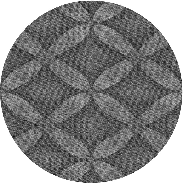 Square Machine Washable Transitional Gray Rug in a Living Room, wshpat2816gry