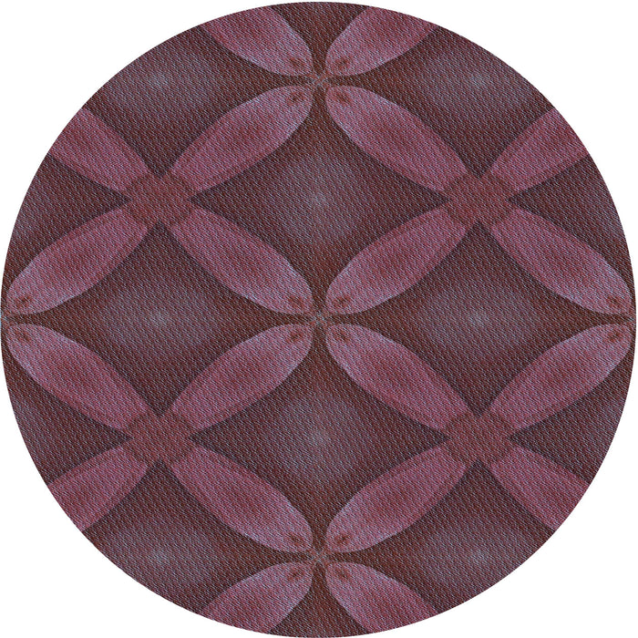 Square Machine Washable Transitional Mauve Taupe Purple Rug in a Living Room, wshpat2816lblu