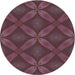 Square Machine Washable Transitional Mauve Taupe Purple Rug in a Living Room, wshpat2816lblu