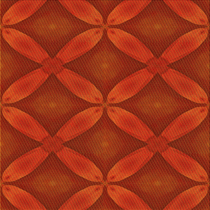 Round Machine Washable Transitional Scarlet Red Rug, wshpat2816yw