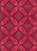 Machine Washable Transitional Pink Rug, wshpat2816