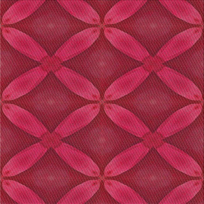 Square Patterned Pink Novelty Rug, pat2816