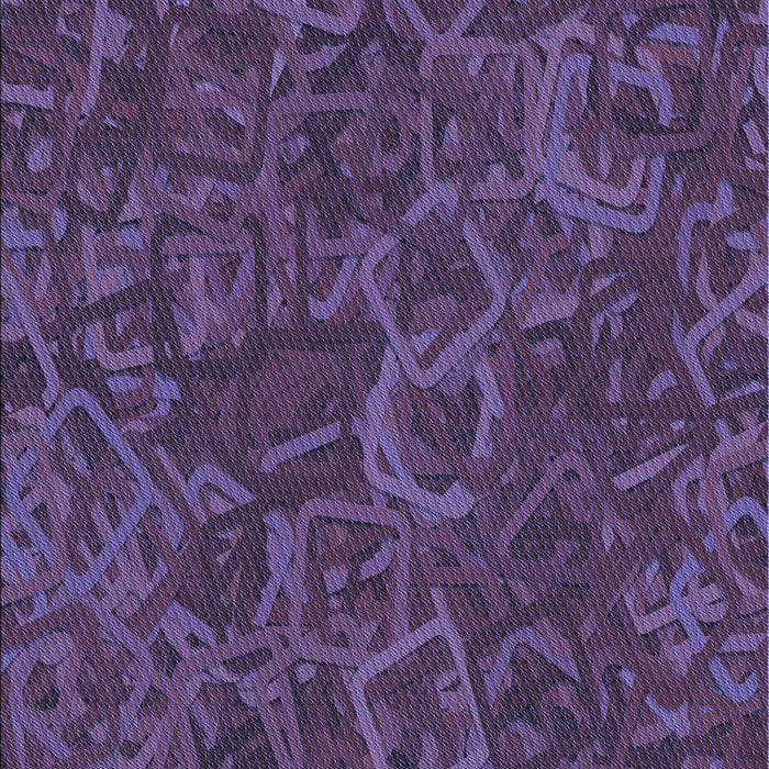 Patterned Plum Purple Rug, pat2817blu