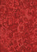 Machine Washable Transitional Red Rug, wshpat2817org