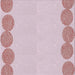 Sideview of Machine Washable Transitional Blush Pink Rug, wshpat2818