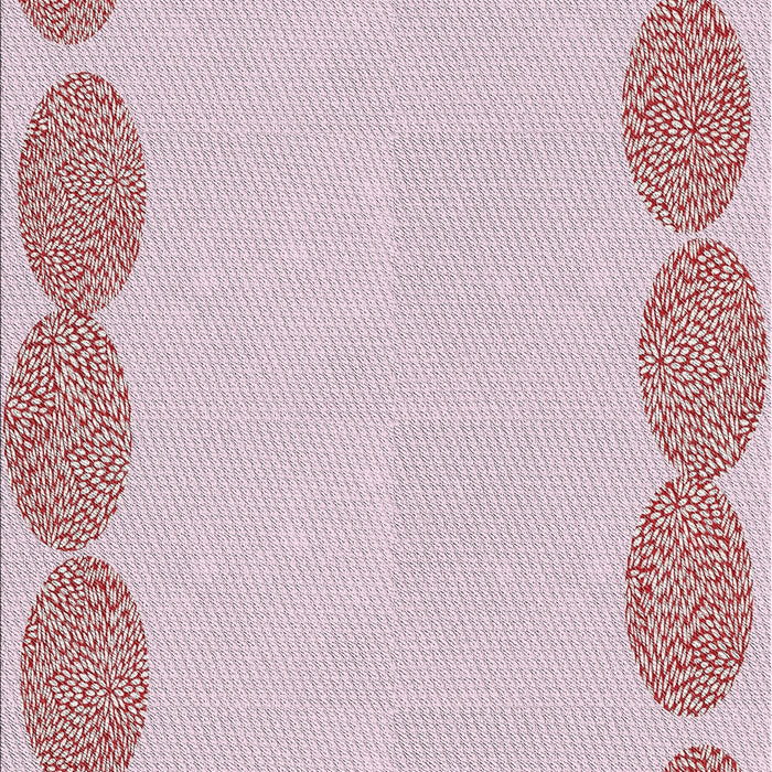 Patterned Blush Pink Novelty Rug, pat2818